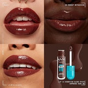 NYX PROFESSIONAL MAKEUP Lip IV Hydrating Glossy Lip Stain with 12HR Hydration - Espresso Soak (Brown) - Product Image