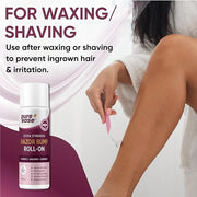 Razor Bump Solution for Bikini Area – Ingrown Hair Serum with Vitamin E, AHA/BHA, Camphor for Post-Shave Skin Care – Suppo...
