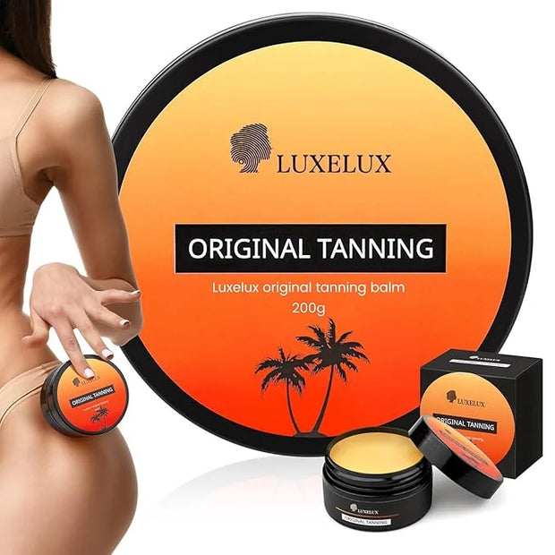 LUXELUX Intensive Tanning Balm Gel, Natural Tanning Accelerator Balm Gel,Brown Tanning Balm, 6.7 Fl Oz (200 ml) Natural Ta...