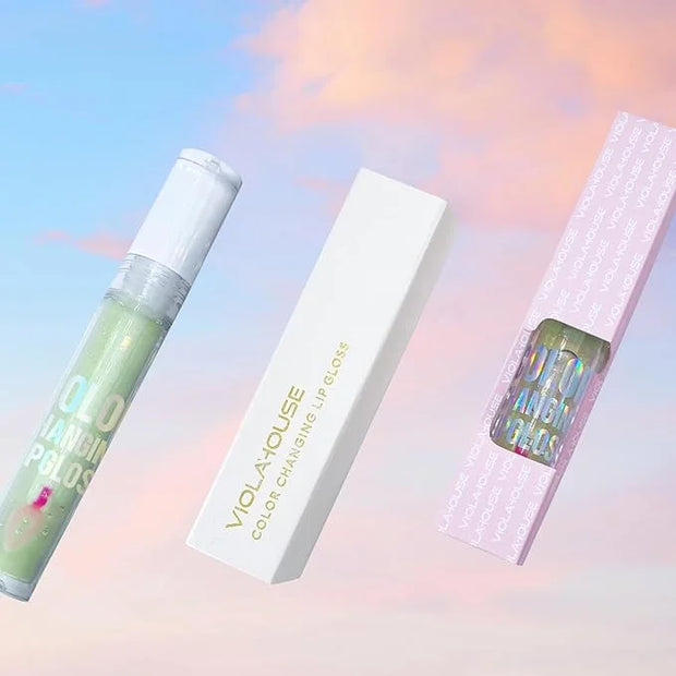 VIOLA HOUSE Color Changing Lip Gloss, PH Lip Tinted, High gloss lipstick, waterproof,long lasting lip care. 5g - Product I...