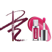 Buxom Full On Glossy Lip Oil in Berry Blast Power Line Plumping Lip Liner in Powerful Plum - Product Image