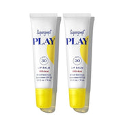 Supergoop! PLAY Lip Balm with Acai - 0.5 fl oz, Pack of 2 - SPF 30 PA+++ Broad Spectrum Sunscreen - Hydrating Honey, Shea ...