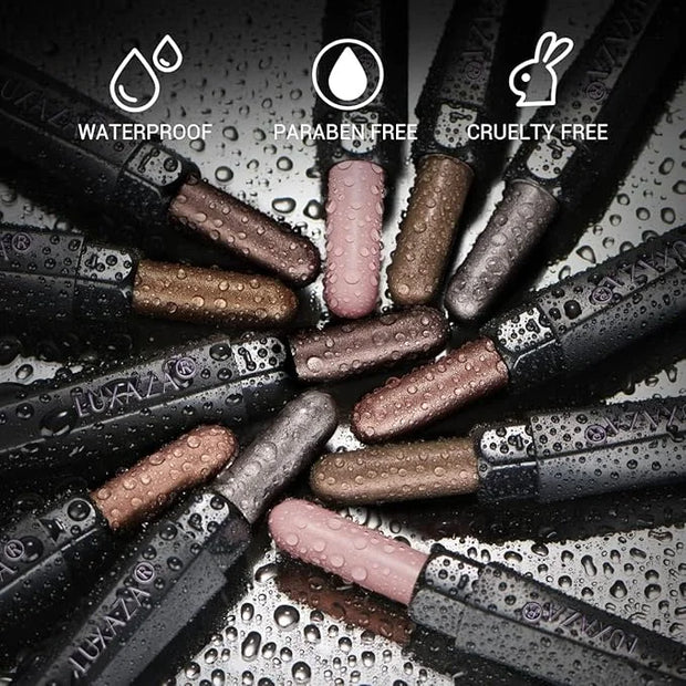 6PCS Cream Eyeshadow Stick Makeup Sets, Metallic And Matte Shimmer Eye Shadow Eye Brightener Stick Pencil Crayon, A01-Brow...