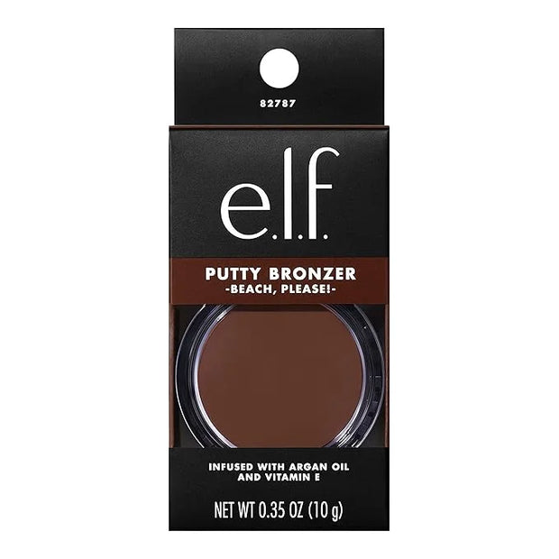 e.l.f. Putty Bronzer, Creamy & Highly Pigmented Formula, Creates a Long-Lasting Bronzed Glow, Infused with Argan Oil & Vit...