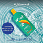 NO-AD SPF 30 Sunscreen Lotion | Broad Spectrum UVA/UVB Protection Water Resistant | Octinoxate & Oxybenzone Free with mois...