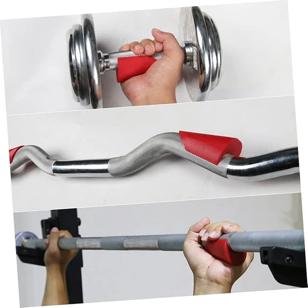 1 Pair Barbell Bench Press Grips Fat Bar - Product Image