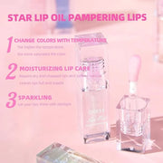 Magic Color Changing Moisturizing Lip Glow Oil Plumping Glimmer Glow Lipstick, Hydrating Lip Gloss Lip Care, Long Lasting ...