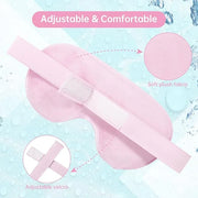 2 PCS Reusable Hot Cold Therapy Gel Bead Eye Mask for Puffiness, Dark Circles, Bags, Dry Eyes, Headaches, Migraines, Stres...