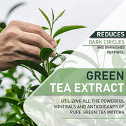 Green Tea Matcha Firming Eye Mask, 30 Pairs Collagen Patches For Fine Lines, Wrinkles, Under Eye Bags & Puffy Eyes Treatme...