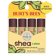 Burt's Bees Shea and Aloe Moisturizing Lip Balm, Lip Moisturizer With Responsibly Sourced Beeswax, Tint-Free, Natural Orig...