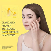 Dark Circle Remover Eye Serum, Eye Bags Treatment for Men and Women, Vitamin C, Niacinamide, Ceramide, Vegan Under Eye Tre...
