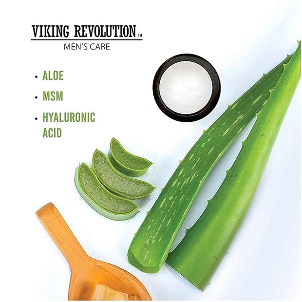 Viking Revolution Natural Eye Cream for Men - Anti Aging, Dark Circle, Under Eye Treatment - Men's Eye Moisturizer Wrinkle...