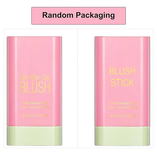 Multi-Use Makeup Blush Stick,Beauty Solid Moisturizer Stick,Waterproof Natural Nude Makeup,Tinted Solid Moisturizer Stick ...