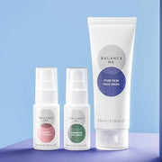 Balance Me Gift Set Complexion Perfection Trio Pure Skin Face Wash Wonder Eye Cream Congested Skin Serum Refreshed Bright ...