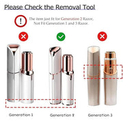 Gen 2 Replacement Heads for Flawless Facial Hair Remover, Shaver Pro Replacement Blades Heads Compatible with Finishing To...