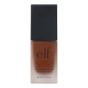 e.l.f. Flawless Satin Foundation, Lightweight & Medium Coverage, Semi-Matte Finish, Vegan & Cruelty-Free, Truffle, 0.68 Fl...