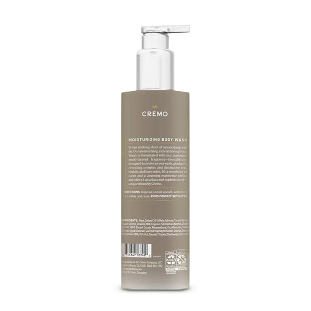 Cremo Skin Moisturizing Almond Bloom Women's Body Wash, Notes of Spicy Pink Pepper, Creamy Almond, and Soft Suede, 16 Fl O...