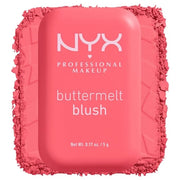 NYX PROFESSIONAL MAKEUP Buttermelt Powder Blush, Fade and Transfer-Resistant Blush, Up to 12HR Make Up Wear, Vegan Formula...