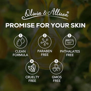 Olivia & Allison Dark Circle Corrector Eye Serum - Vitamin C, Squalane & Niacinamide for Brightening & Revitalizing (0.70 ...
