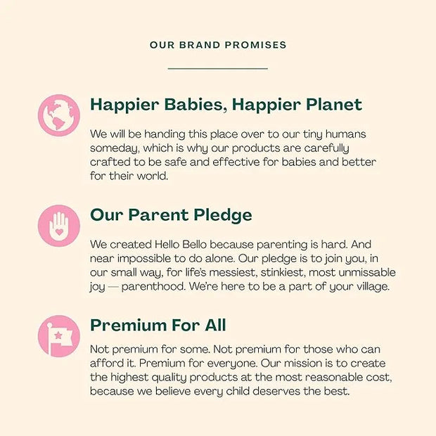 Hello Bello Watermelon Shampoo and Body Wash, Hypoallergenic, Dermatologist and Pediatrician Tested Formula for Babies and...