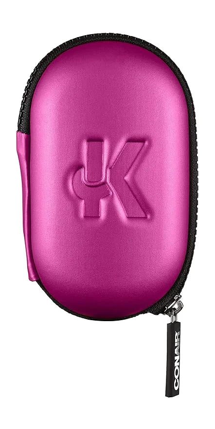 The Knot Dr. hair brush by Conair - Detangling hair brush - Removes Knots and Tangles in wet or dry hair- Black Neon w/Tra...