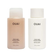 OUAI Thick Shampoo and Conditioner Set - Sulfate Free Shampoo and Conditioner for Thick Hair - Made with Keratin, Marshmal...