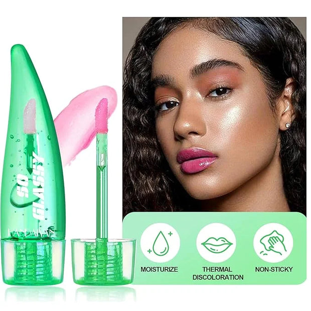 AKARY Hydrating Lip Glow Oil, Plumping & Glitter Hydrating