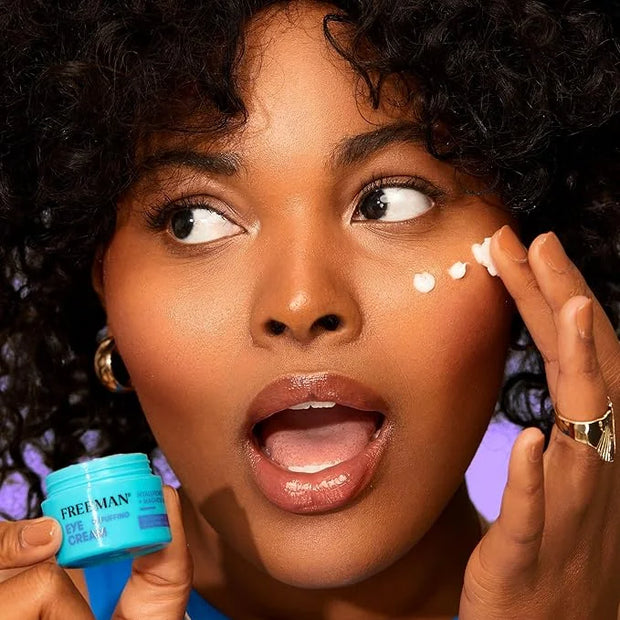 Freeman Eye Cream, Moisturizing Under Eye Cream For Dull & Tired Eyes, Brightens & Depuffs Undereye Skin, Helps Dark Circl...