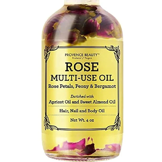 Multi-Use Oil for Face, Body and Hair - Organic Blend of Apricot, Vitamin E and Sweet Almond Oil Moisturizer for Dry Skin,...