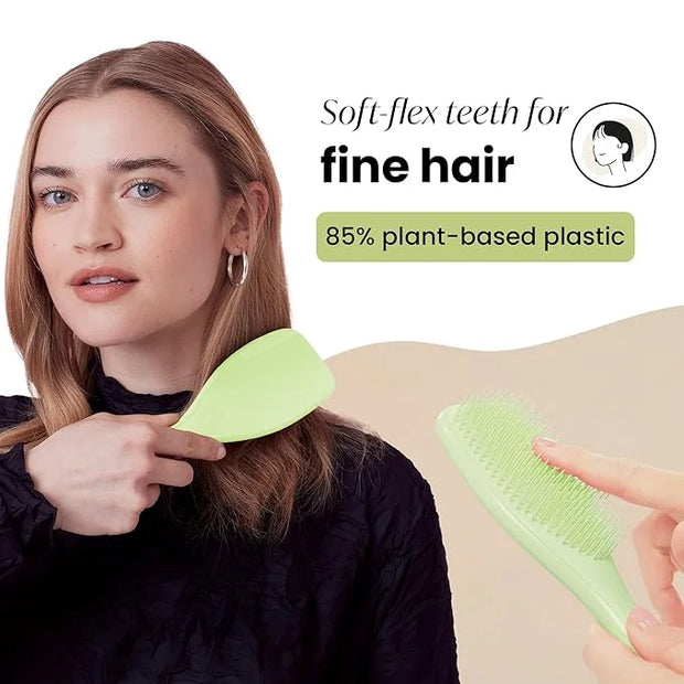 Tangle Teezer Plant-Based Ultimate Detangler Brush, Dry & Wet Hair Brush, Eliminates Knots & Reduces Breakage for Color-Tr...