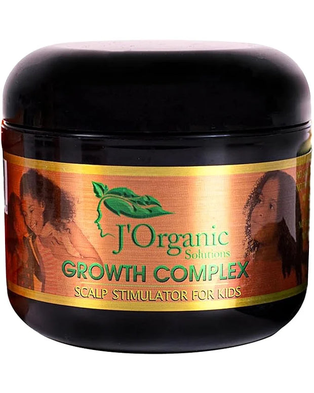 J'Organic Solutions Natural Kid's Hair Growth Stimulator (Hair Grease) with Lanolin, Sweet Almond Oil, and Castor Oil for ...