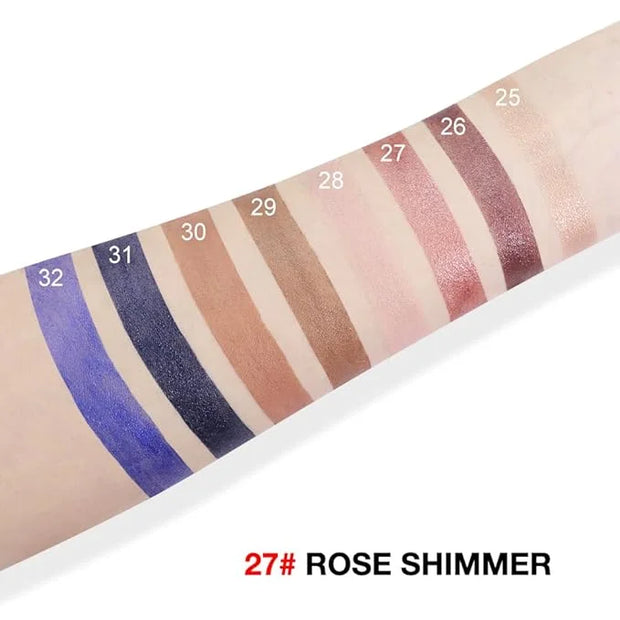 evpct Rose Shimmer Cream Eye Shadow Brightener Sticks Set for Eyes, Rose Shimmery Matte Pencil Eye shadow Applicator Stick...