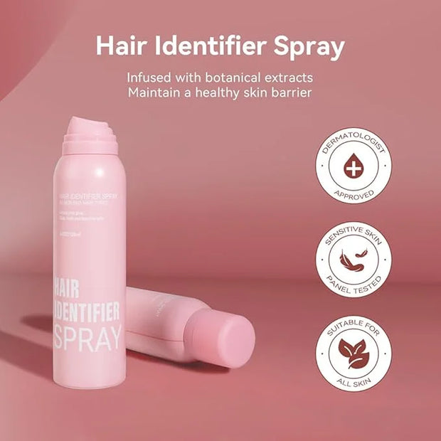 Hair Identifier Spray for Face Shaving - Gentle Facial Shaving Dermaplane Spray for Smooth, Glowing Skin, hair identifier ...