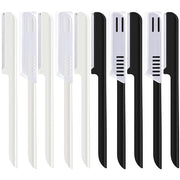 10 Pieces Eyebrow Razor for Women Facial Shaver Razor Brow Shaper Eyebrow Trimmer Dermaplaner Shaping Tool with Cover (Bla...