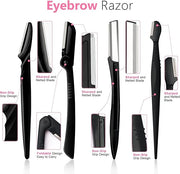 Eyebrow Razor Pack, Multipurpose Dermaplaning Face Razors for Women Facial Hair Removal/Exfoliating/Eyebrow Face Shavers/P...