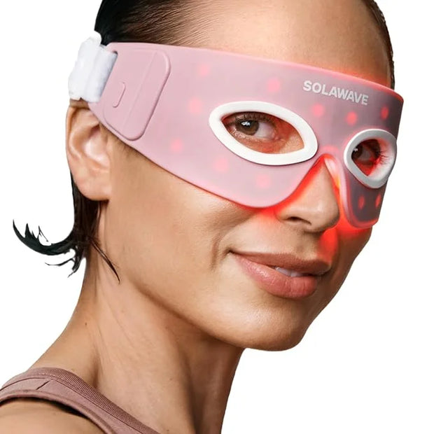 Solawave Eye Recovery Pro | FDA Cleared Red and Infrared Light Therapy for Under-Eye Wrinkles, Forehead Lines, 11s, Crow's...