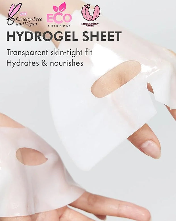 DERMAL 39 Combo Sheet Mask + Collagen Hydrogel Melting Jelly Gel Mask 4ea Bundle - Product Image