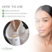 Vitamin C Serum for Face & Neck 2oz - 20% Vit C Serum Face, Reduces Dark Spots, Firms Skin with Orange Stem Cells, Plant B...