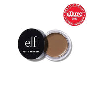 e.l.f. Putty Bronzer, Creamy & Highly Pigmented Formula, Creates a Long-Lasting Bronzed Glow, Infused with Argan Oil & Vit...