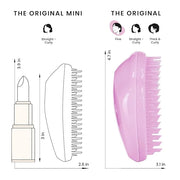 Tangle Teezer Original Detangler Brush, Dry & Wet Hair Brush for Color-Treated, Fine & Fragile Hair Types, Pink Dawn - Pro...