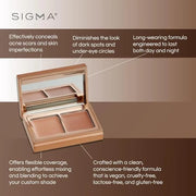 Sigma Beauty Spectrum Color-Correcting Duo – Color Correcting Cream for Concealing and Priming Skin, 2in1 Makeup Set with ...