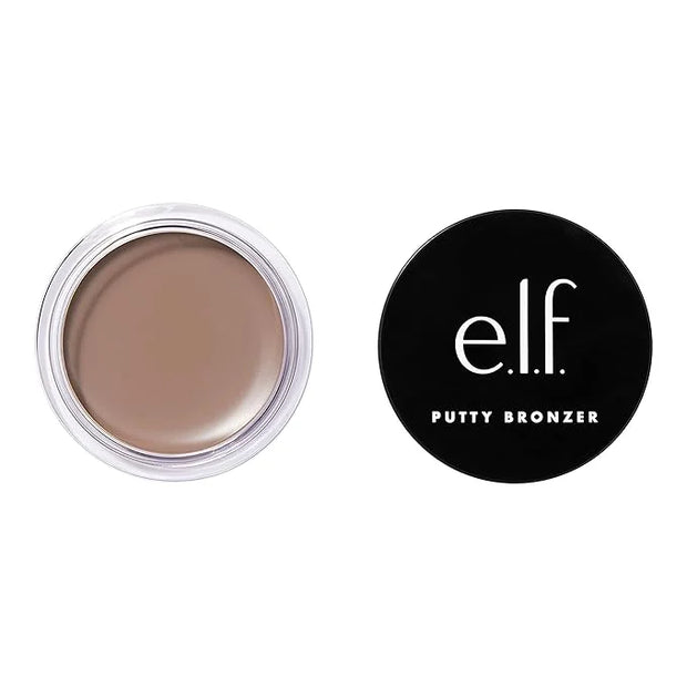 e.l.f. Putty Bronzer, Creamy & Highly Pigmented Formula, Creates a Long-Lasting Bronzed Glow, Infused with Argan Oil & Vit...
