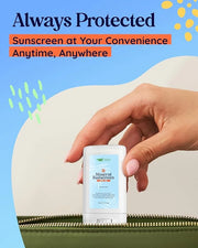 Natural Sunscreen Stick SPF 30 Broad Spectrum Mineral Sunblock for Face & Sensitive Skin - Zinc Oxide 18% Sun Screen Stick...