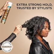 L'Oreal Paris Elnett Hair Care Elnett Satin Extra Strong Hold Hairspray - Unscented, Long Lasting + Humidity Resistant, Ha...