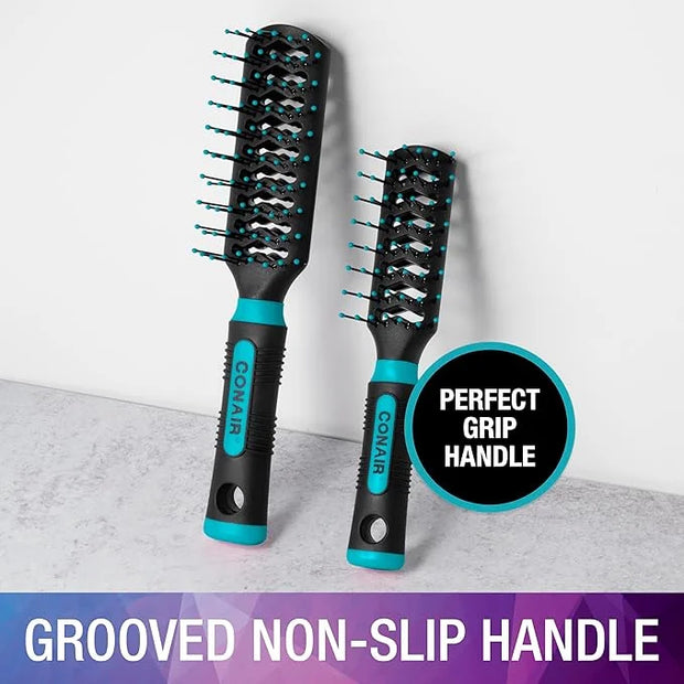 Conair Styling Essentials Brush Set, Full-Size and Mid-Size Vent, Value Pack - Product Image
