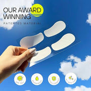 Reusable Under Eye Sunblock Patches, 100% Silicone Sunscreen Under Eye Patches for UV Protection, Face Stickers with UPF 5...