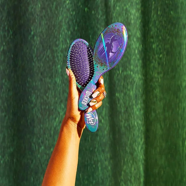 Wet Brush Original Detangler Hair Brush Elphaba (Wicked) Kit - Ultra-Soft IntelliFlex Bristles - Detangling Brush Glides T...