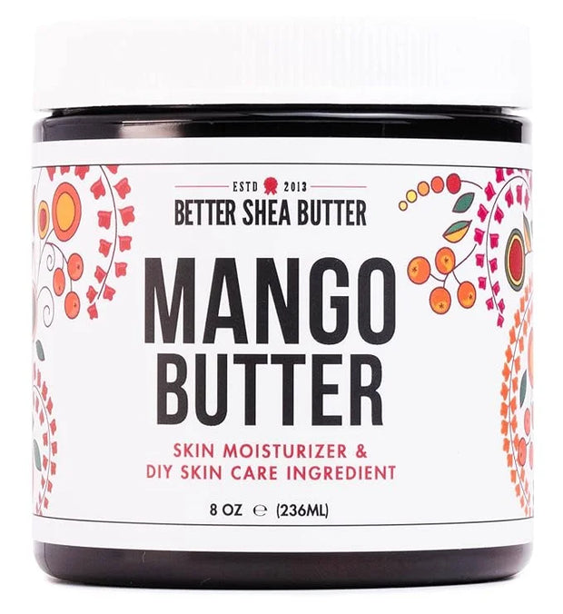 Raw Mango Butter - 100% Pure Mango Seed Butter - Natural Moisturizer for Skin and Hair - Use with Shea in DIY Body Butter,...