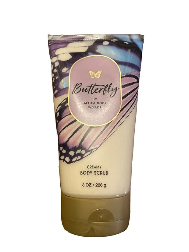 Bath and Body Works Creamy Body Scrub 6.6 Ounce (Butterfly) - Product Image