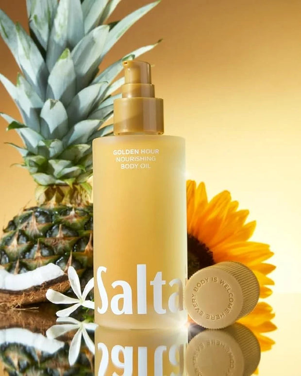 Saltair Body Oil. Luxurious Golden Hour After Shower and Bath Oil Moisturizer for Women and Men. Botanical, Non-Greasy, an...